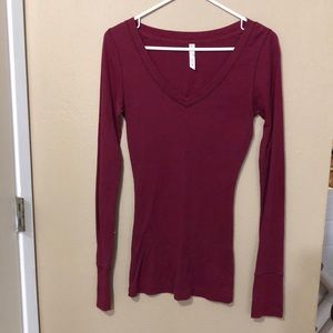 Long sleeve Lilu ribbed top